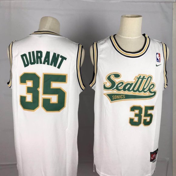 seattle supersonics white jersey